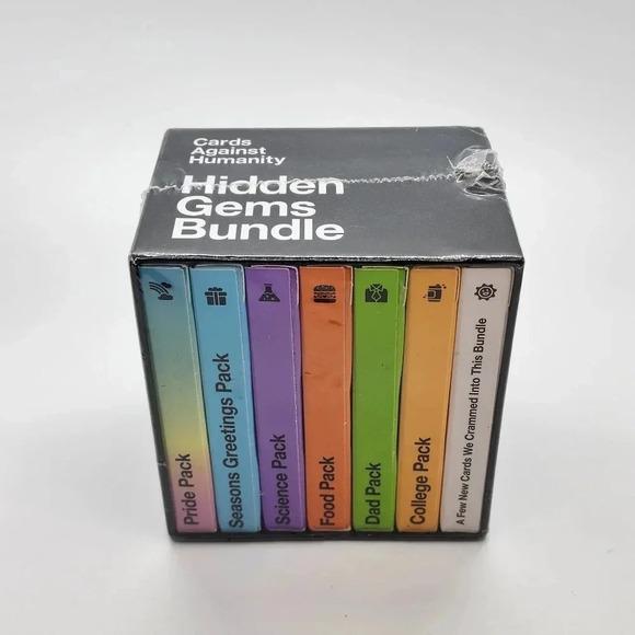 Cards Against Humanity HIDDEN GEMS BUNDLE (6 Themed packs + Extra Theme) SET NEW - Picture 2 of 3